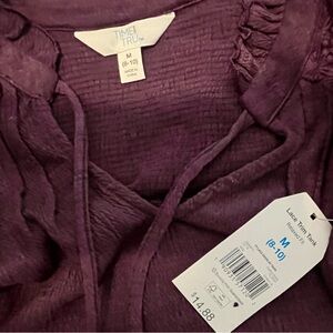NWT Boho Tank M/L PLUM